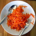 ensalada de zanahoria dulce